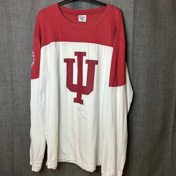 Pressbox NCAA Indiana Hoosiers Crewneck L/S T-Shirt Men's Size XL - Picture 1 of 5